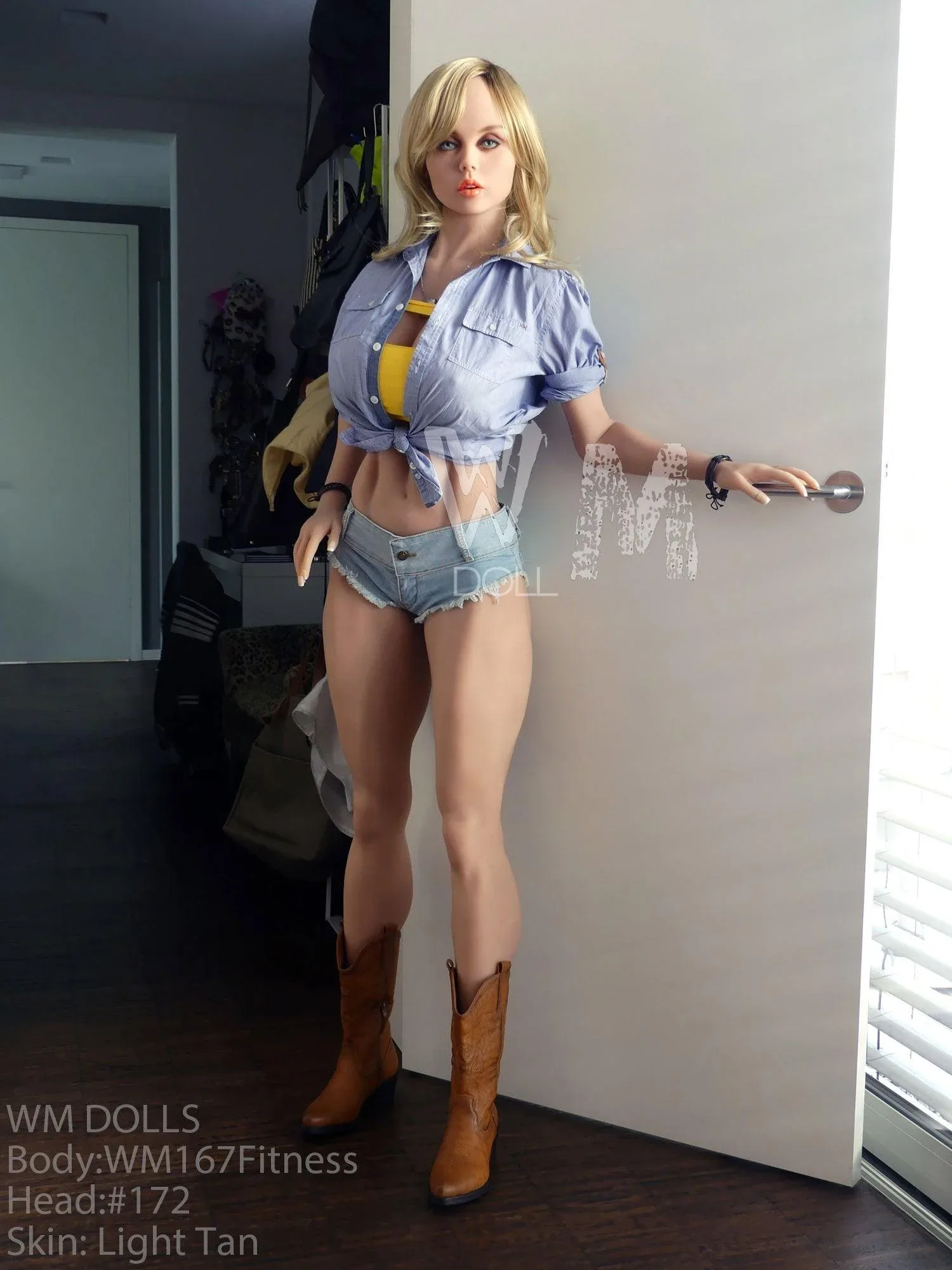 WM | 5ft 6/167cm H Cup Sex Doll - Sandy view 2