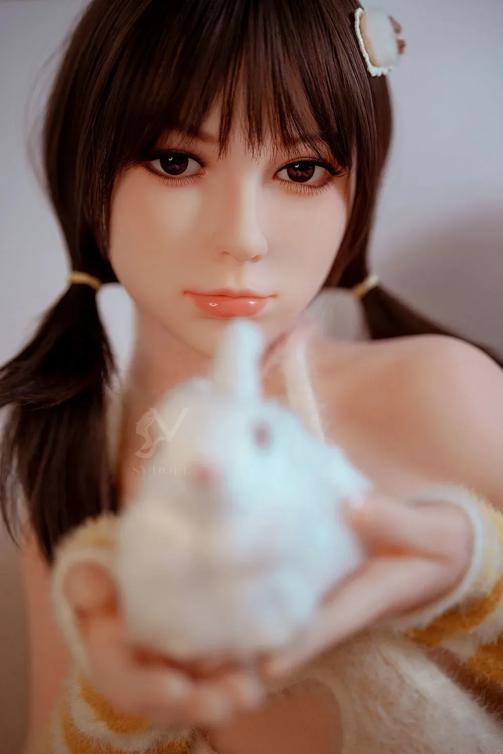 SY Doll | Asian 150cm/4ft11 Black Hair Lovely Small Boobs Lifelike Sex view 3