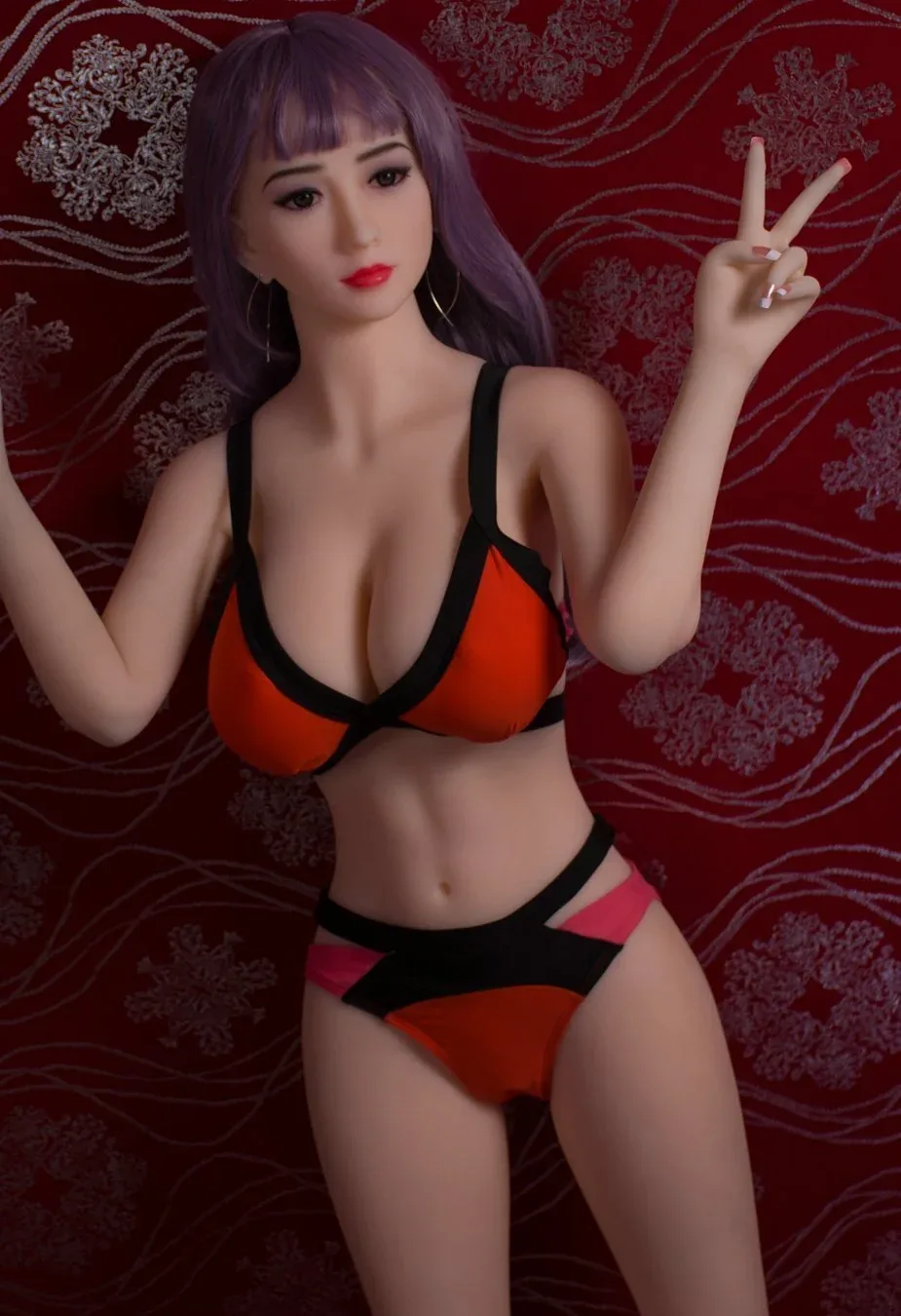 AF Doll | 150cm Chinese purple-haired big breasted youthful vitality s