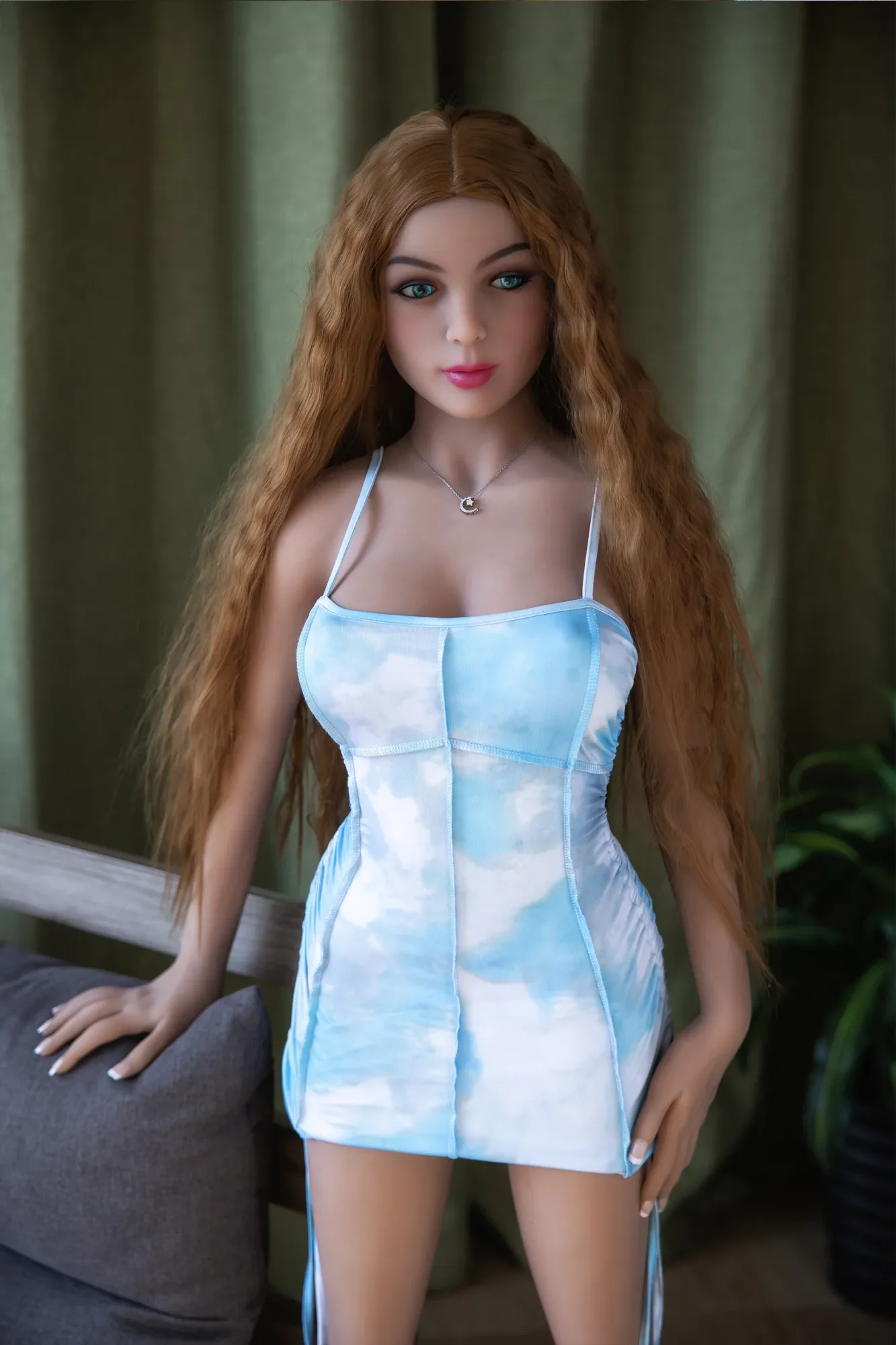 Susan - 151cm / 4ft11 Pretty Girl With Cherry lips Sex Doll (In Stock view 10