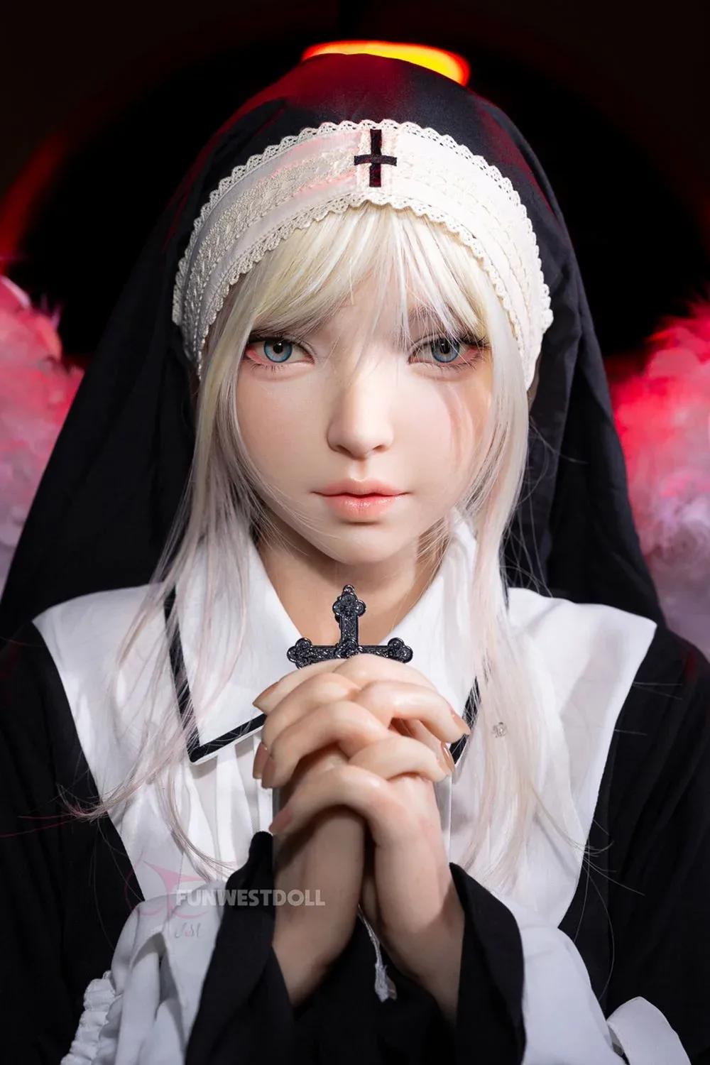 FUNWEST® Giselle 159cm (5ft2) 056SJ# A Breasts Blonde Cosplay Silicone view 3