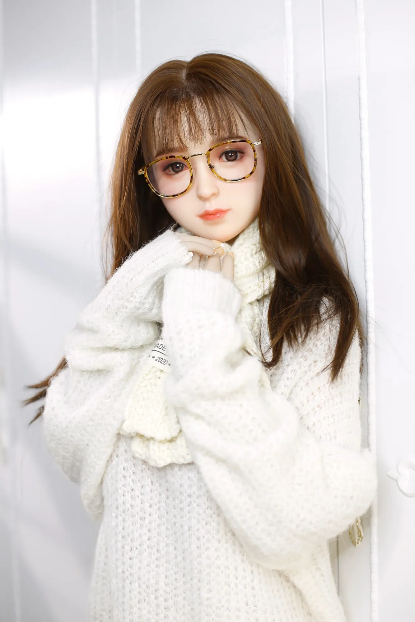 AIBEI |150cm/4ft11 Small Breast Silicone Head Doll - Odelia view 3