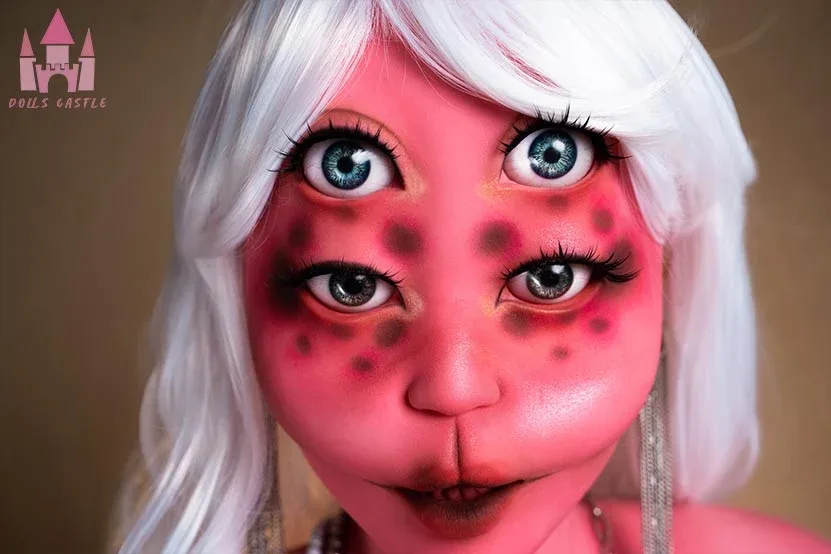 Dolls Castle | 162cm/5ft4 Pink Alien Fantasy Cosplay Lifelike Sex Doll view 6