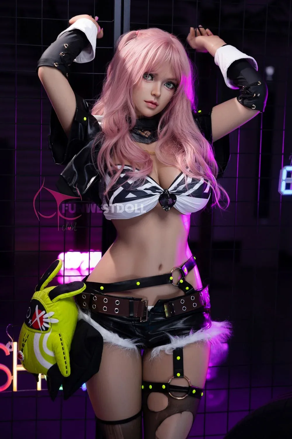 FUNWEST® Lily 157cm (5ft2) 036S# G Breasts Alluring Punk Chic Silicone view 4