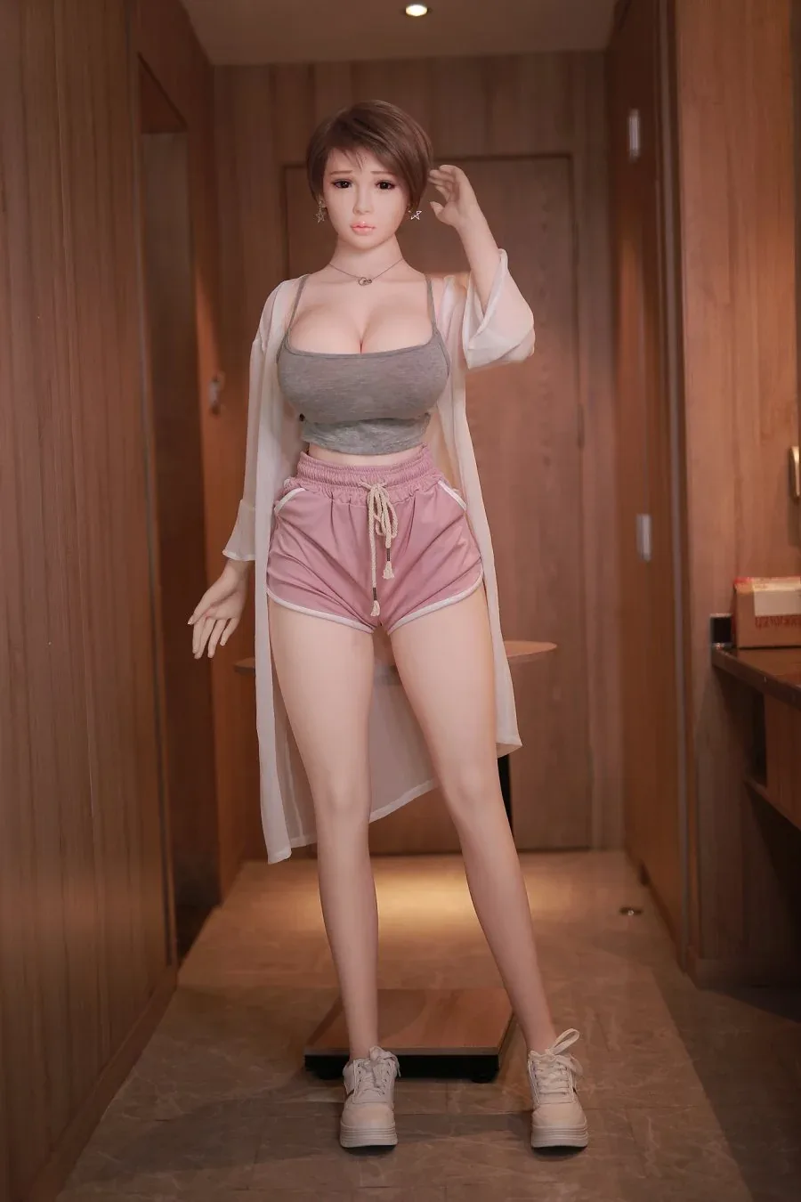 5ft 6 ﻿Lifelike Big Breast Real TPE Silicone Sex Doll - Gaby view 2