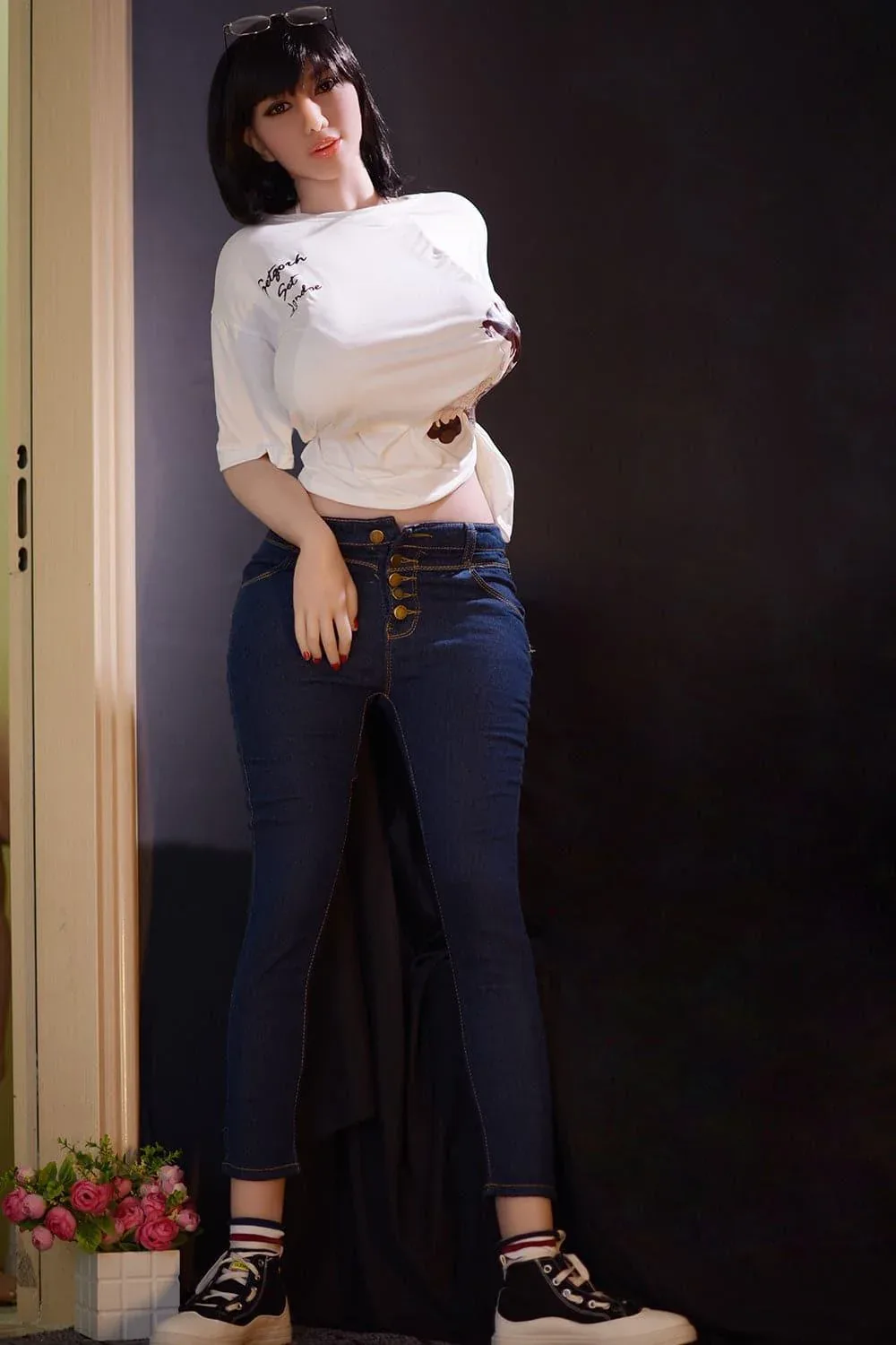 6YE | 163cm (5' 4") J-Cup Big Tits Big Butt Black Short Hair Sex Doll view 5