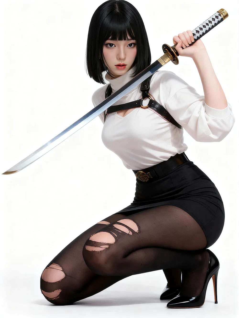 SY Doll | 160cm/5ft3 Big Breasts Charming Anime Assassin Realistic TPE