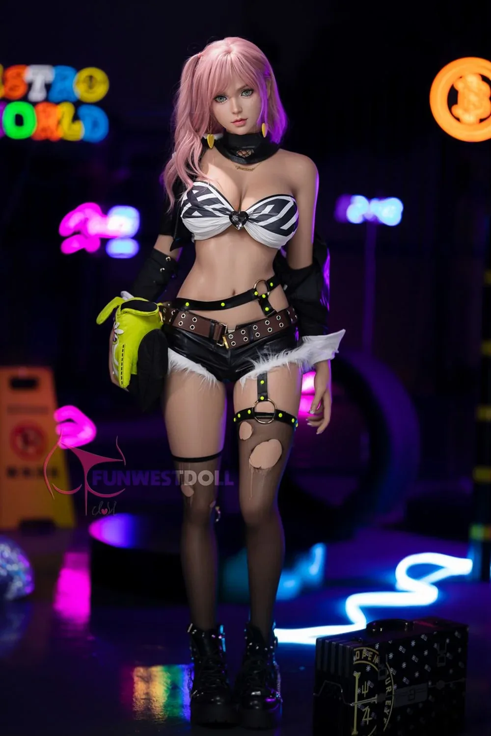 FUNWEST® Lily 157cm (5ft2) 036S# G Breasts Alluring Punk Chic Silicone view 6