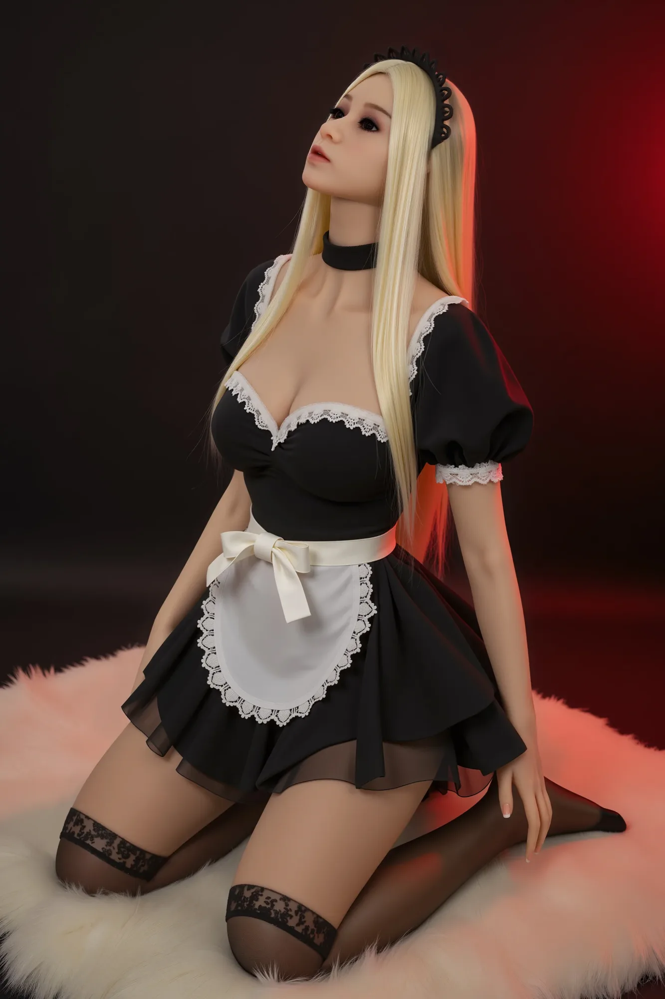 AIBEI | 150cm (4ft 11) Gorgeous Maid With Beautiful Blonde Hair - Clar view 5