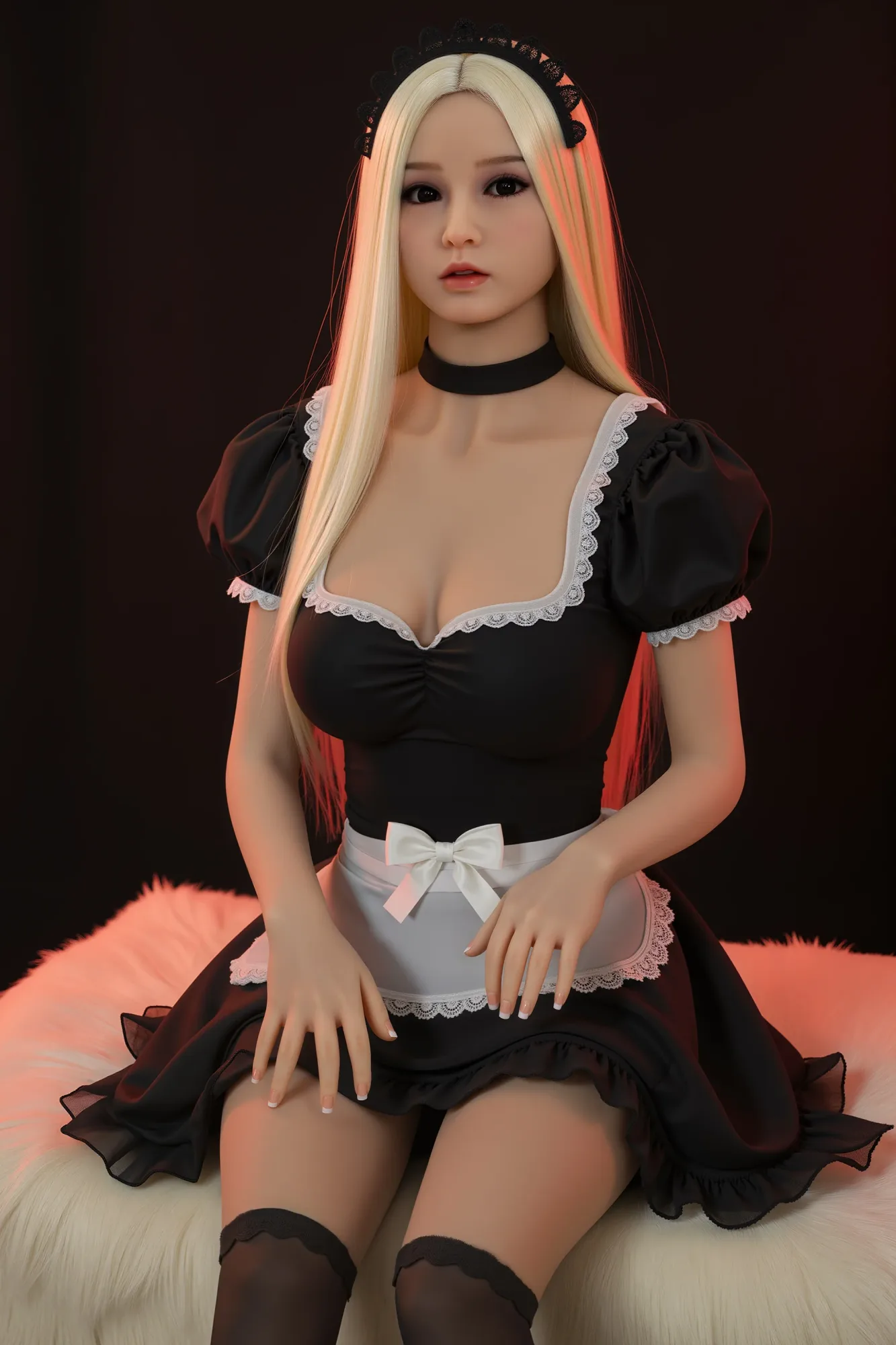 AIBEI | 150cm (4ft 11) Gorgeous Maid With Beautiful Blonde Hair - Clar view 2