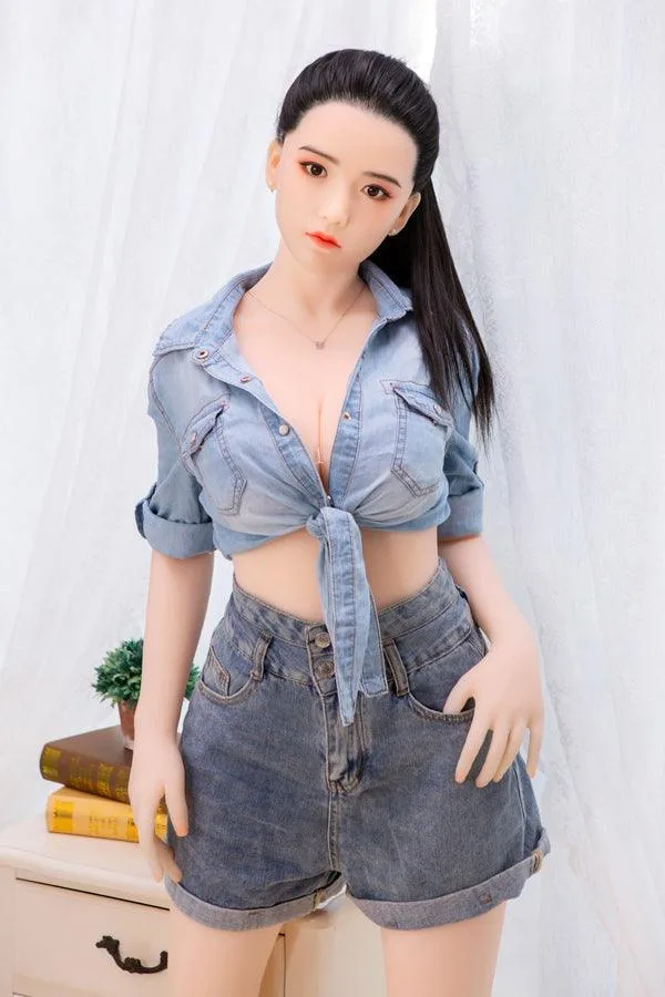 Dimu Doll | 158cm Big Boobs Busty Life-size Silicone Head Sex Doll - G
