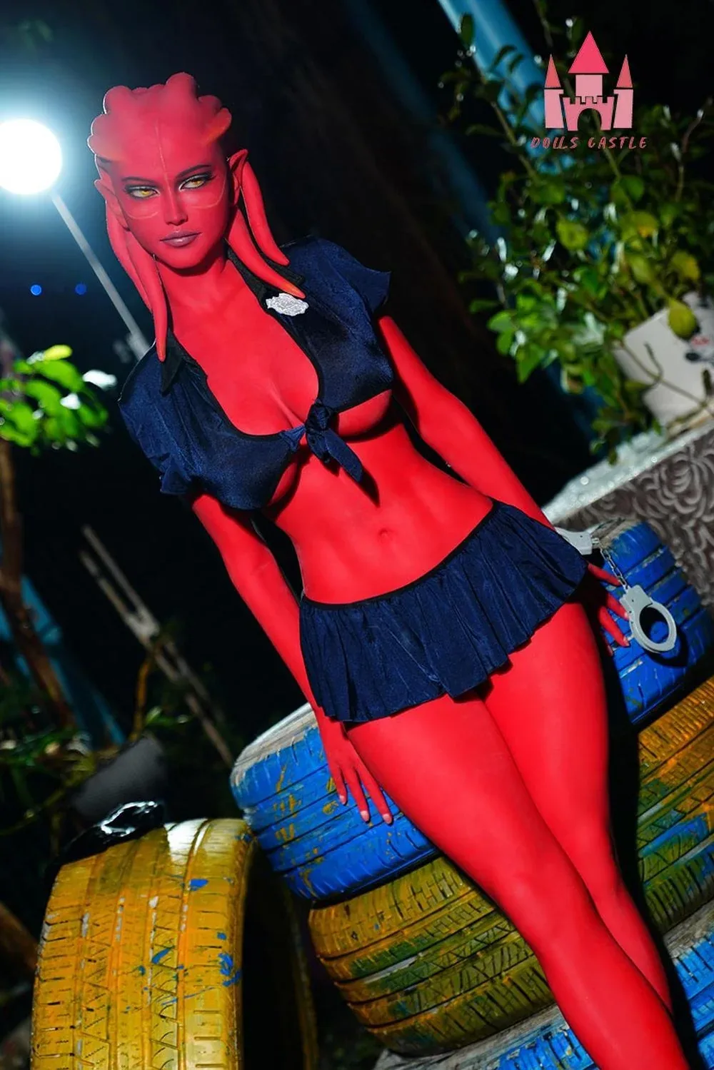 Dolls Castle | 160cm/5ft3 Small Breasts Red Alien Warrior Realistic Fu view 7