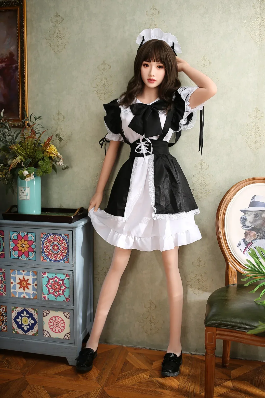 5ft 5 /166cm Cosplay Asian Style Small Breast Realistic Sex Doll - Med view 7