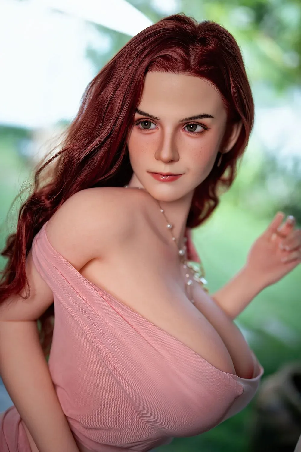 Rosretty Doll | 158cm/5ft2 Big Breasts Sexy Elegant Red-hair Lifelike view 2