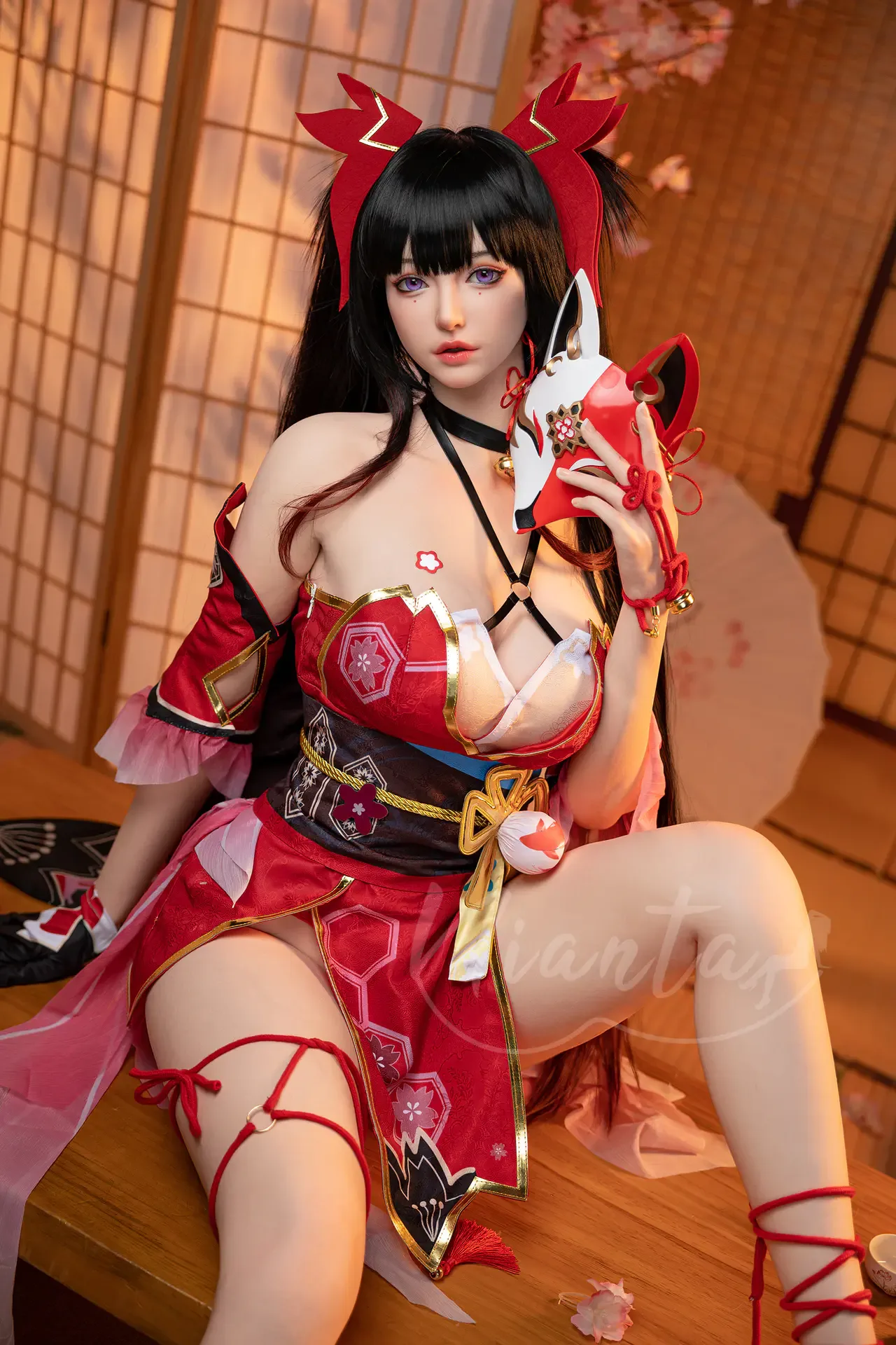 Nianta | 164cm/5ft4 Big Breasts Captivating Japanese Kitsune Kimono Co view 8