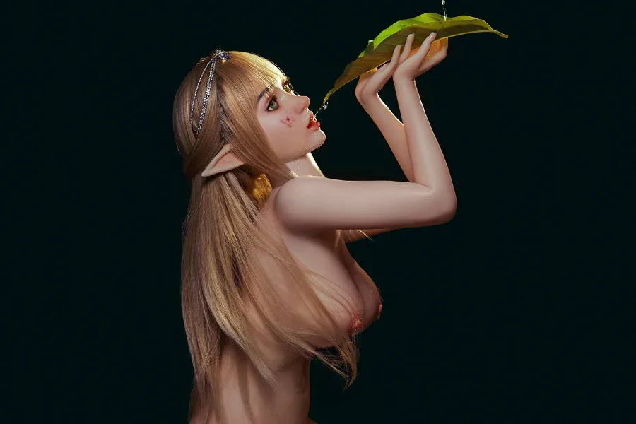 SY Doll | Movable Jaw Elf Ears Silicone Head Ophelia #M8 view 3