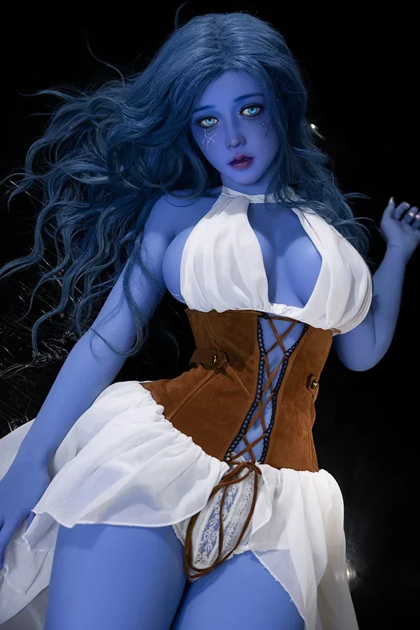 Aibei Doll | 160cm Blue Skin Alien Busty Sexy Sex Doll - Novia view 7