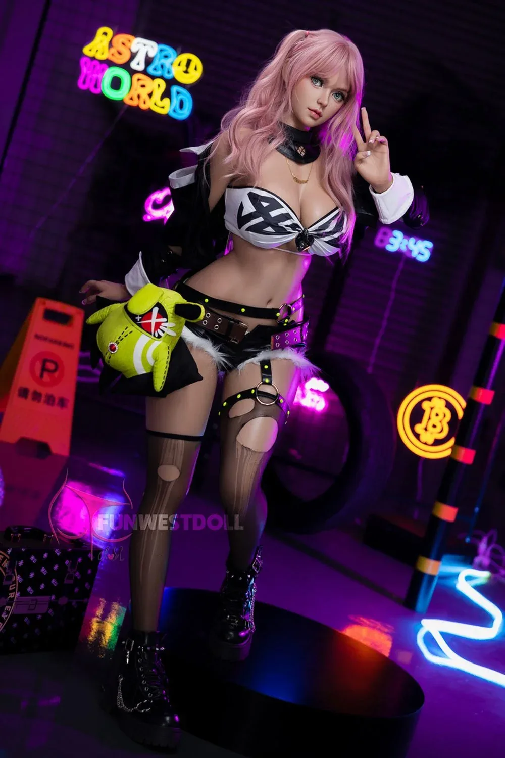FUNWEST® Lily 157cm (5ft2) 036S# G Breasts Alluring Punk Chic Silicone view 8