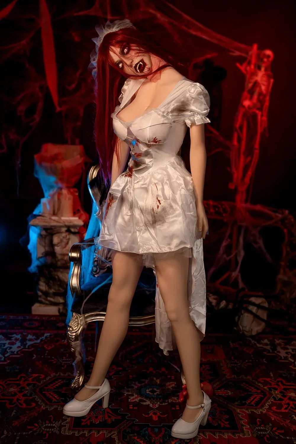 SY Doll | 169cm/5ft5 Scared Vampire Cosplay Big Breasts TPE Sex Doll - view 9