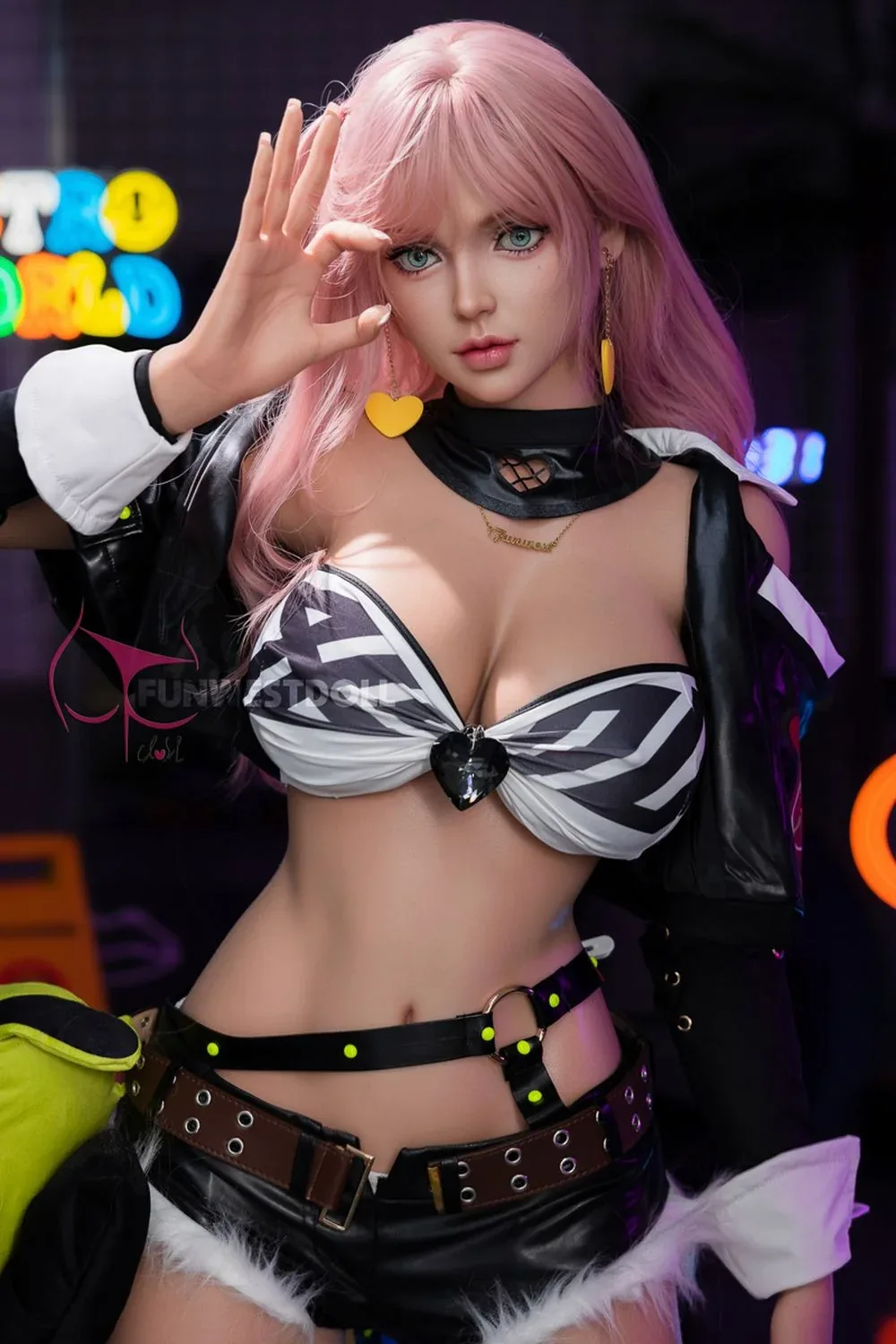 FUNWEST® Lily 157cm (5ft2) 036S# G Breasts Alluring Punk Chic Silicone view 1