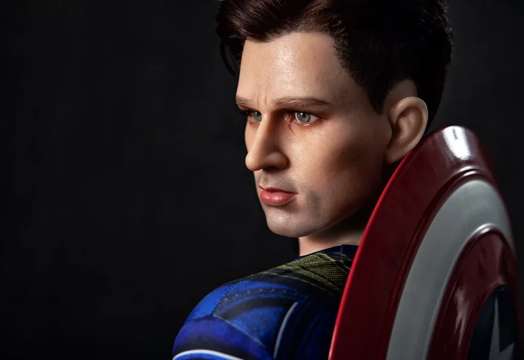 5ft3 /160cm Captain America Male Sex Doll For Women - Enio view 6
