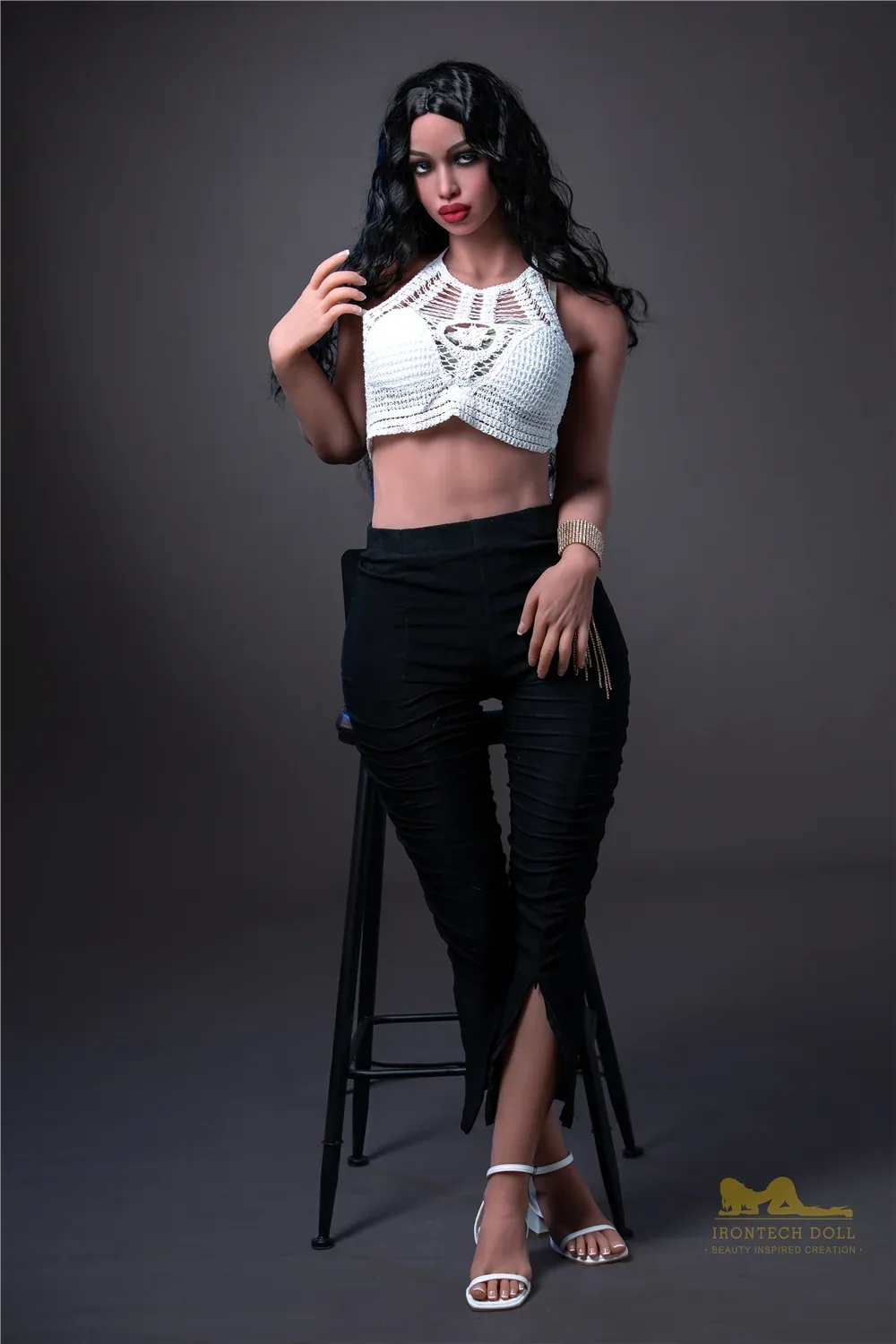 Irontech | 5ft7/171cm Beautiful With Black Long Curly Hair Sex Doll - view 8