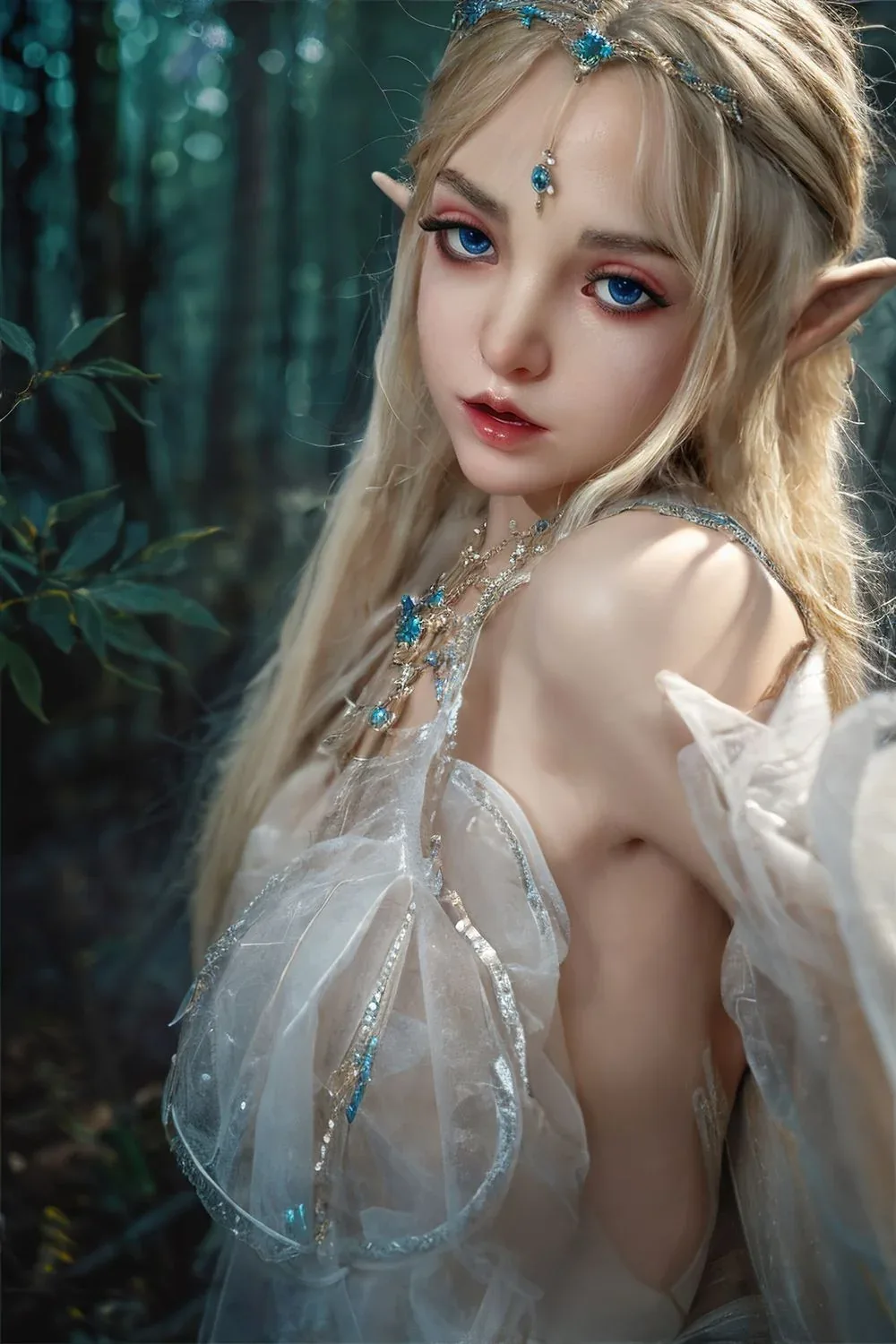 Advanced SY Doll | 150cm/4ft9 Flat Breasts Lovely Elf Cosplay Realisti view 2