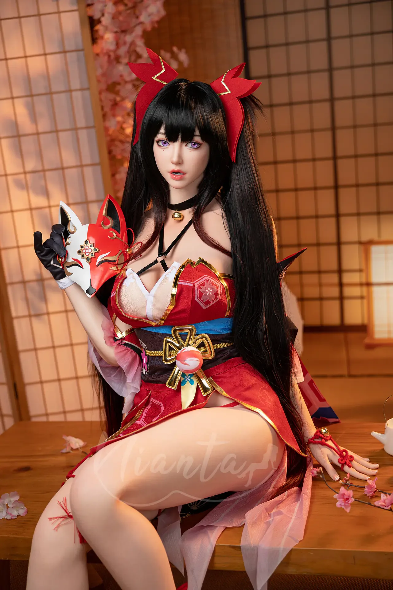 Nianta | 164cm/5ft4 Big Breasts Captivating Japanese Kitsune Kimono Co view 7