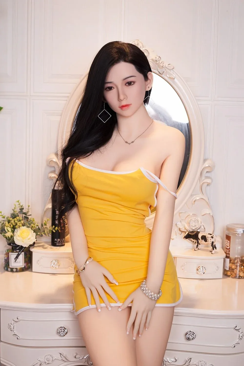 AF Doll | 164cm Asian face silicone+tpe sex doll-Feiyan view 7
