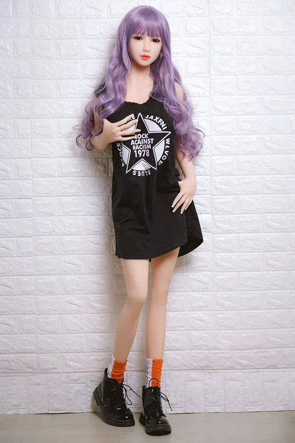 Aibei Doll | 158cm/5ft2 Purple Haired Sex Doll Lifelike Love Doll - Ly view 7