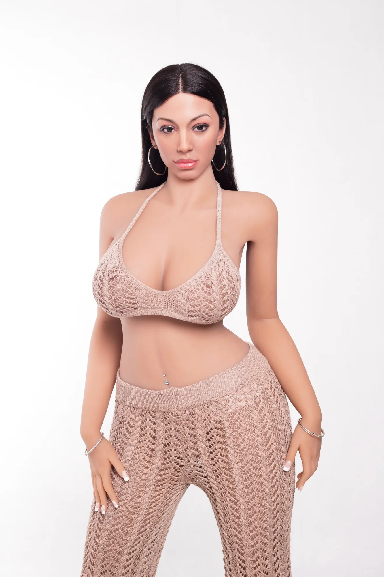 AF Doll | 161cm Fat Chubby Big Boobs Implant Hair TPE Sex Doll - Haide view 5
