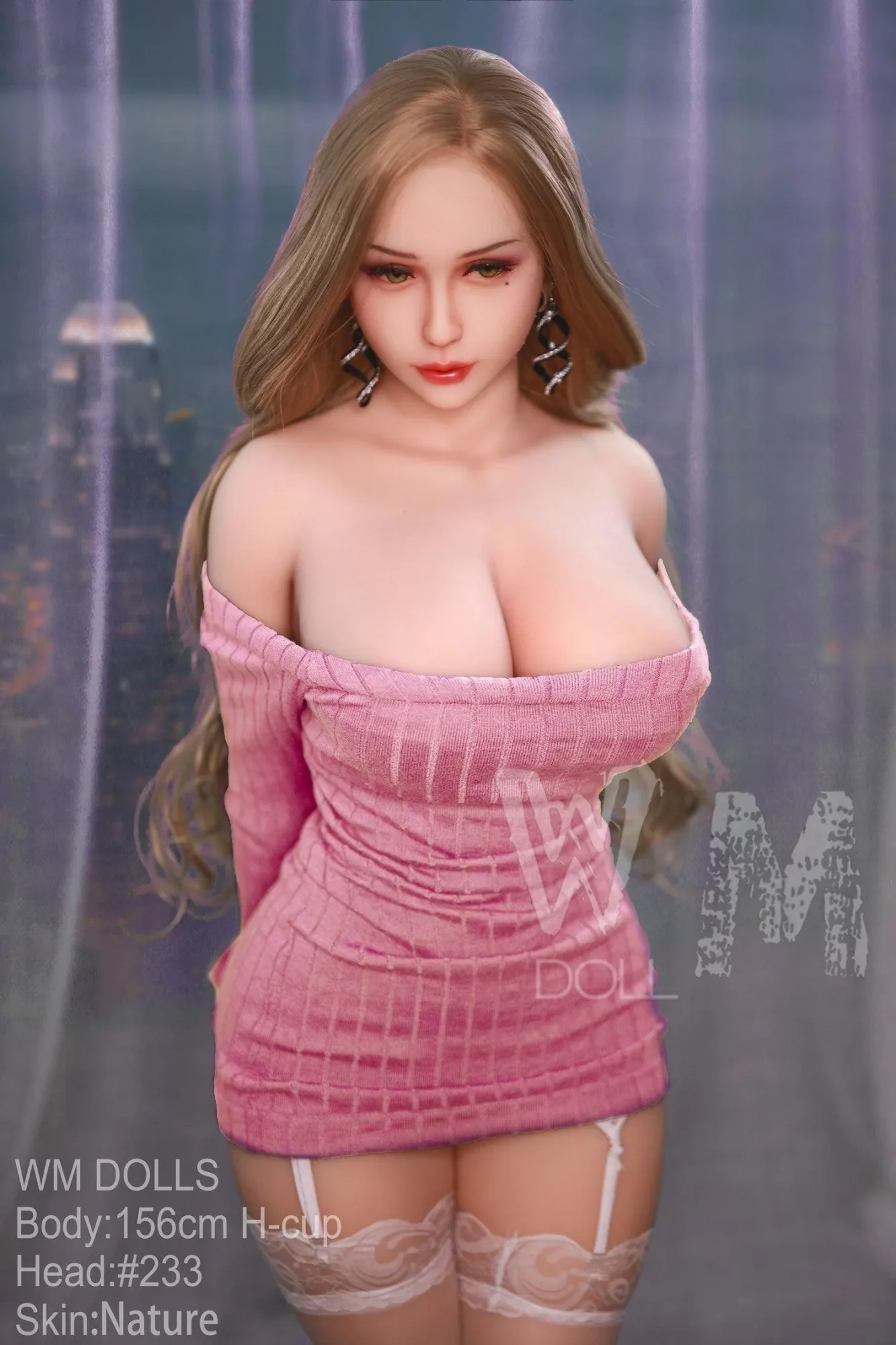 WM | 5ft 1/ 156cmSize Plus Big Curvy Sex Doll - Dixie view 8