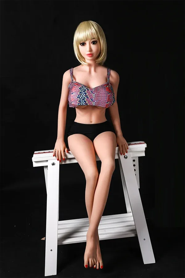 Aibei Doll | 158cm/5ft2 Blonde Skinny Sex Doll - April view 2