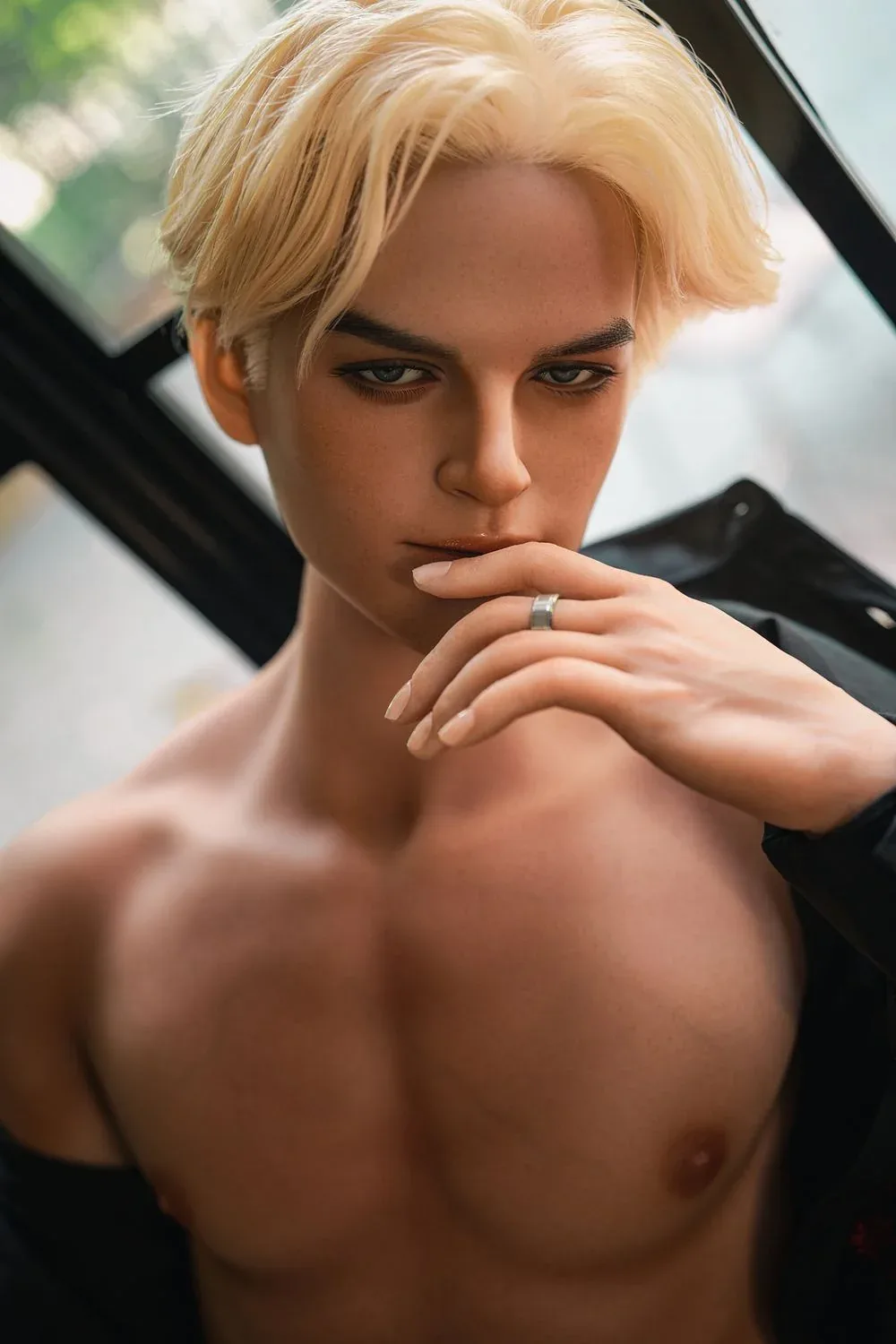 SY Doll | 168cm/5ft5 Seductive Blonde Handsome Realistic Full Silicone view 4