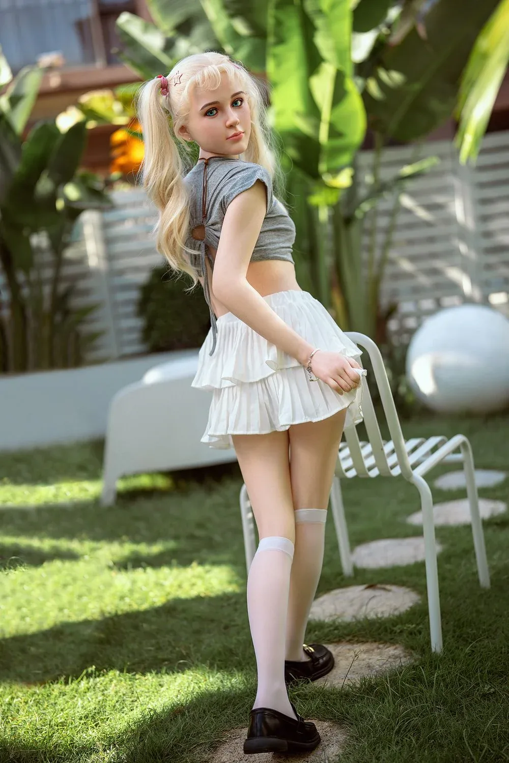 Rosretty Doll | 150cm/4ft9 Small Breasts Captivating American Blonde R view 7