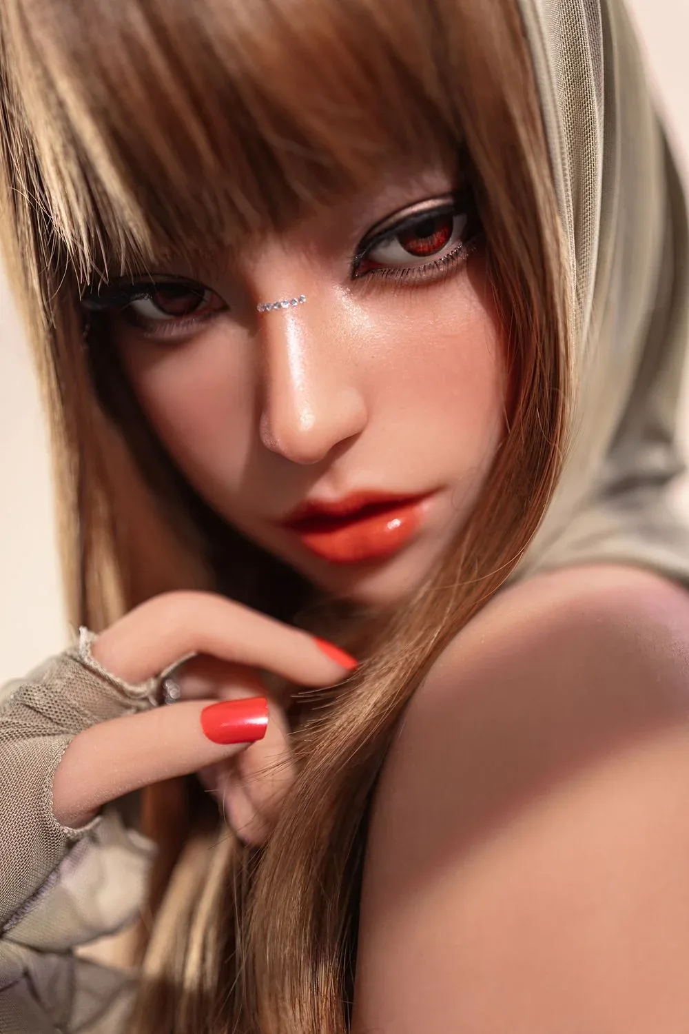 SY Doll | 160cm/5ft3 Silicone Head Small Breast Sex Doll with Movable view 2