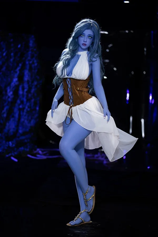 Aibei Doll | 160cm Blue Skin Alien Busty Sexy Sex Doll - Novia view 2
