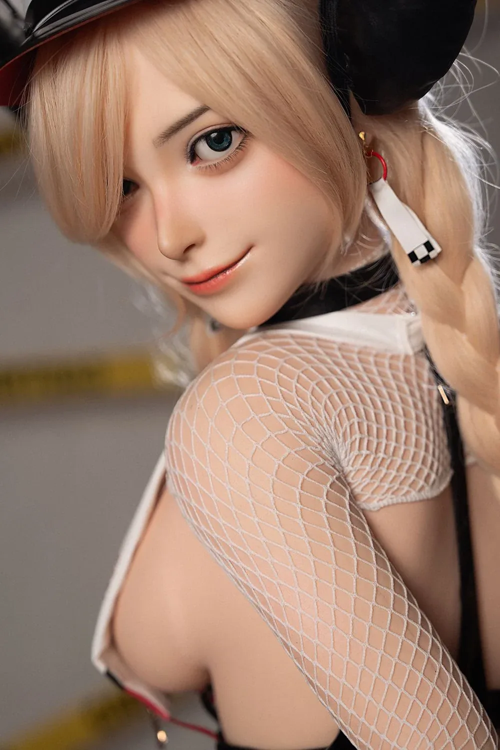 Rosretty Doll | 164cm/5ft5 Big Breasts Playful Blonde Grid Girl Realis view 3