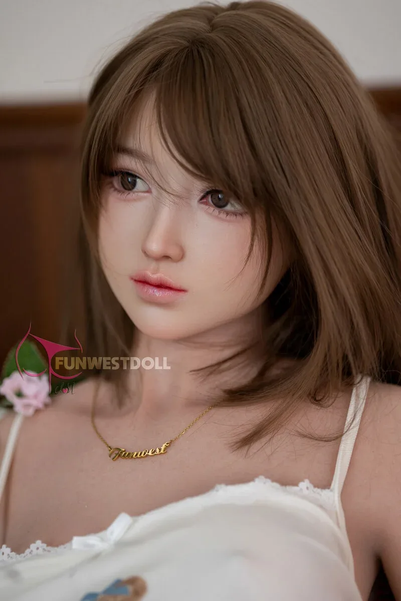 FUNWEST® Amy 159cm (5ft2) 041S# A Breasts Adorable Asian Silicone Sex view 7