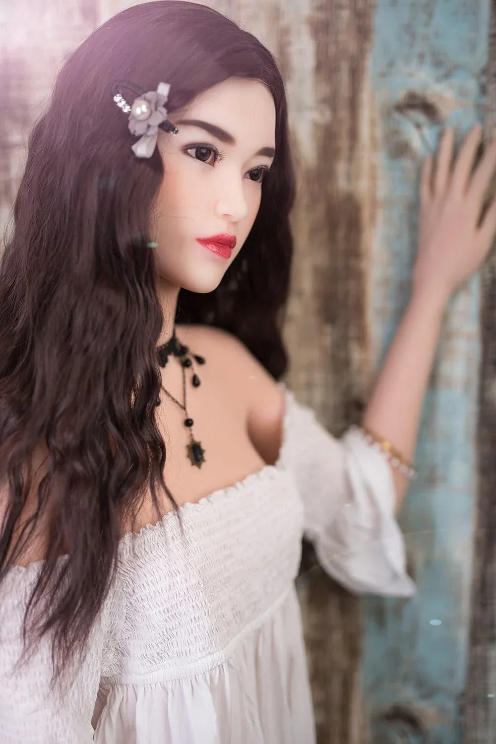 6YE | 165cm (5' 5") A-Cup Black Hair Small Breasted Sex Doll - Tabitha view 3