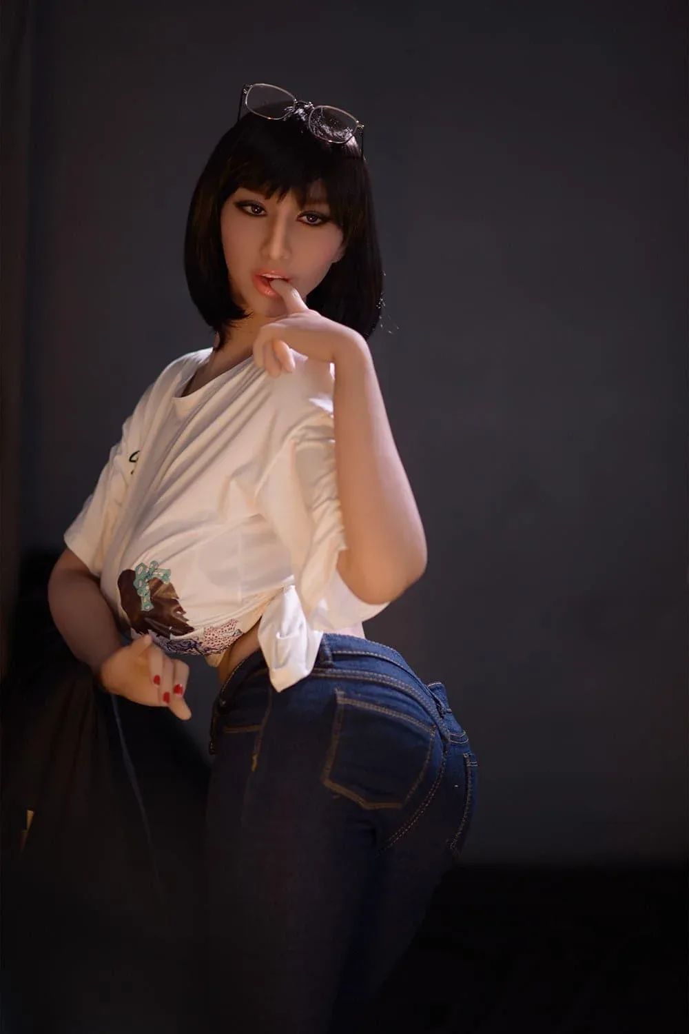 6YE | 163cm (5' 4") J-Cup Big Tits Big Butt Black Short Hair Sex Doll view 9