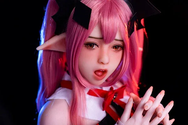 166cm Ahegao Face Demon Anime Cosplay Open Mouth Sex Doll - Malory view 10
