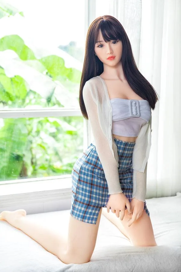 Dimu Doll | 165cm Lovely Silicone Head Asian Sex Doll - Honey view 2