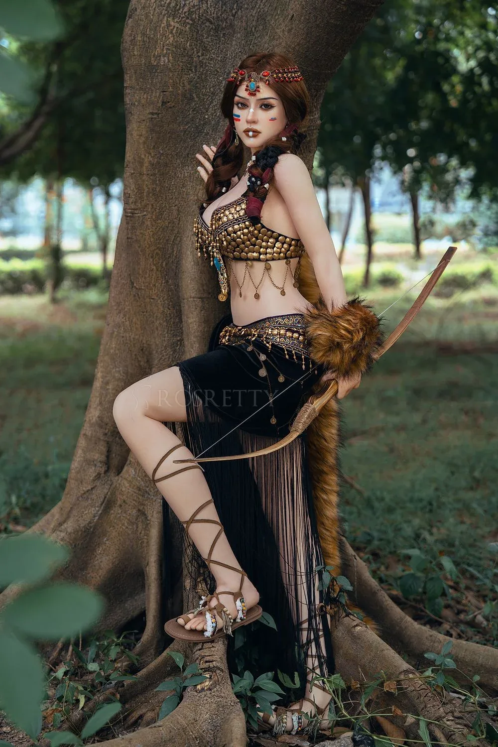 Rosretty Doll | 164cm/5ft5 Big Breasts Primitive Tribal Queen Wild Bea