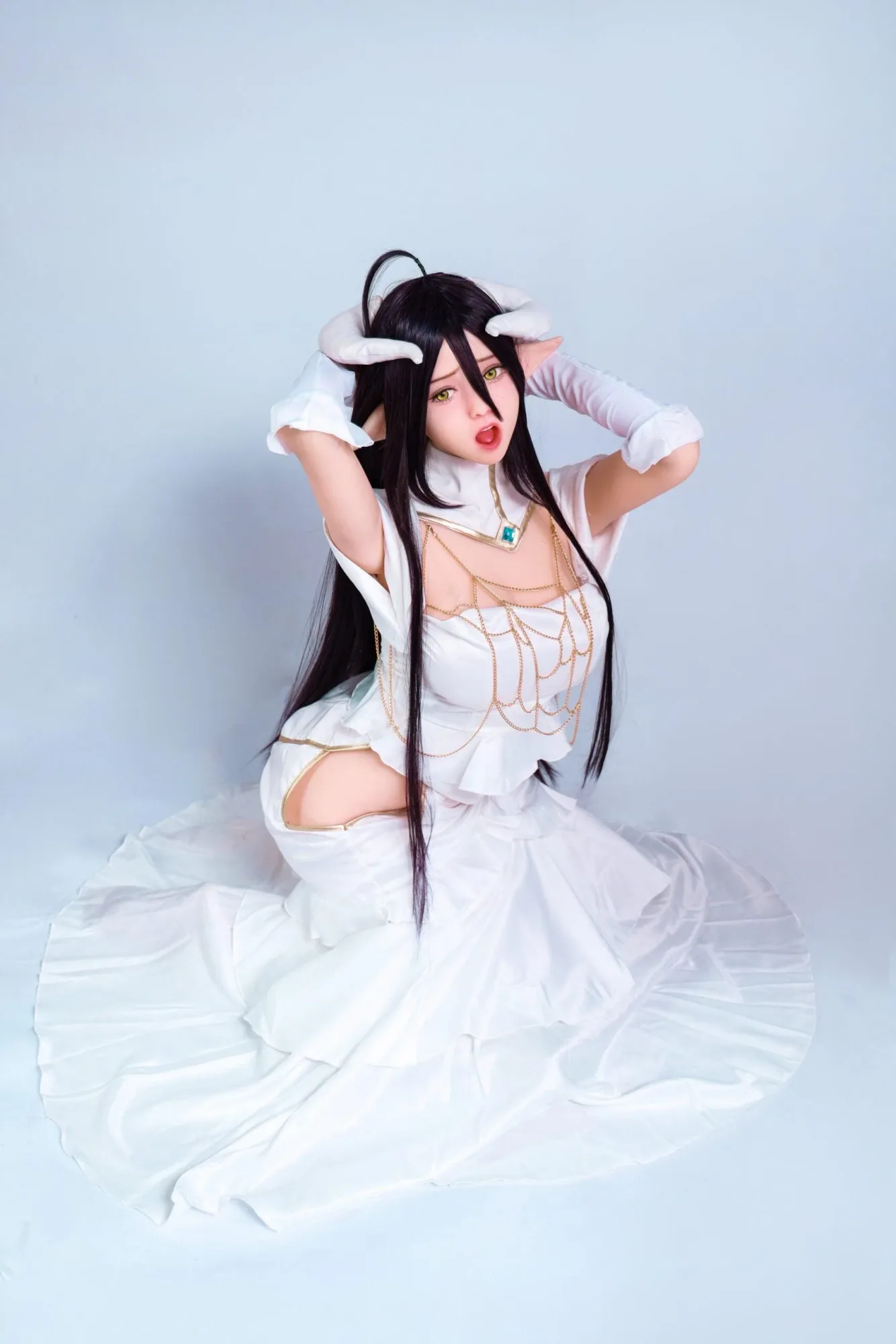 Dimu Doll | 158cm Ahegao Face Elf Open Mouth Sex Doll - Albedo view 8