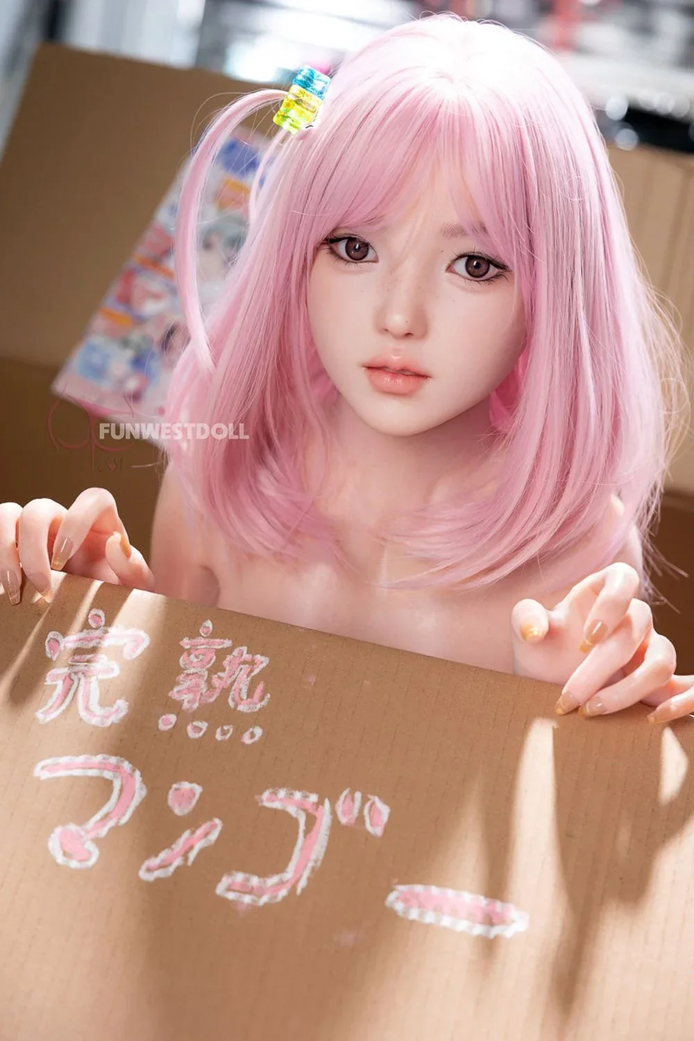 FUNWEST® Nika 152cm (5ft) 053S# D Breasts Anime Sweetheart Silicone Se view 9