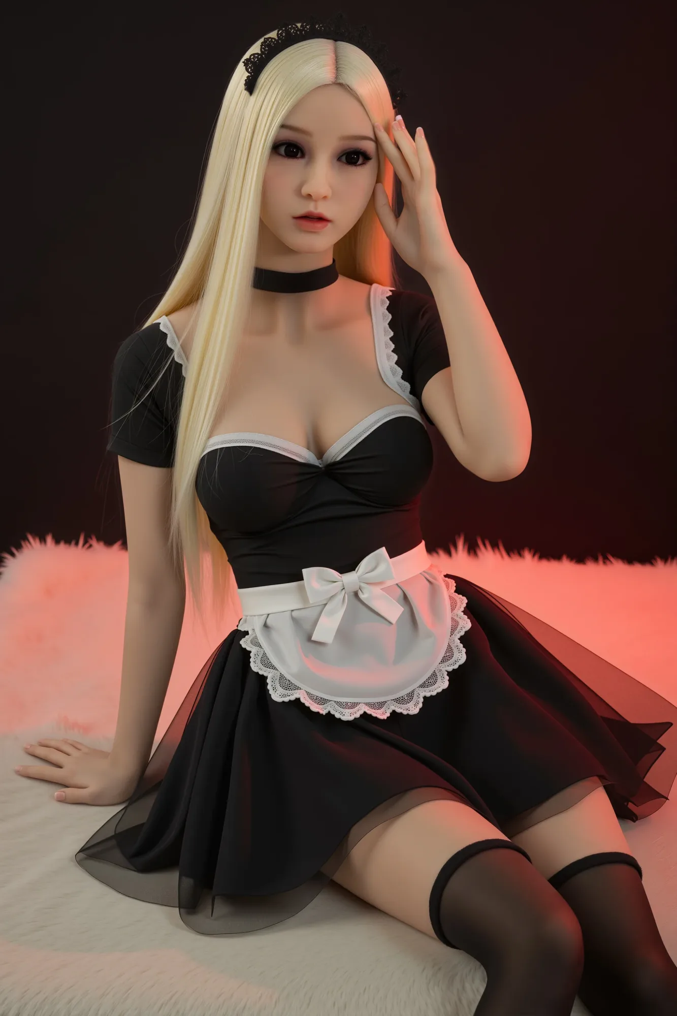 AIBEI | 150cm (4ft 11) Gorgeous Maid With Beautiful Blonde Hair - Clar view 1