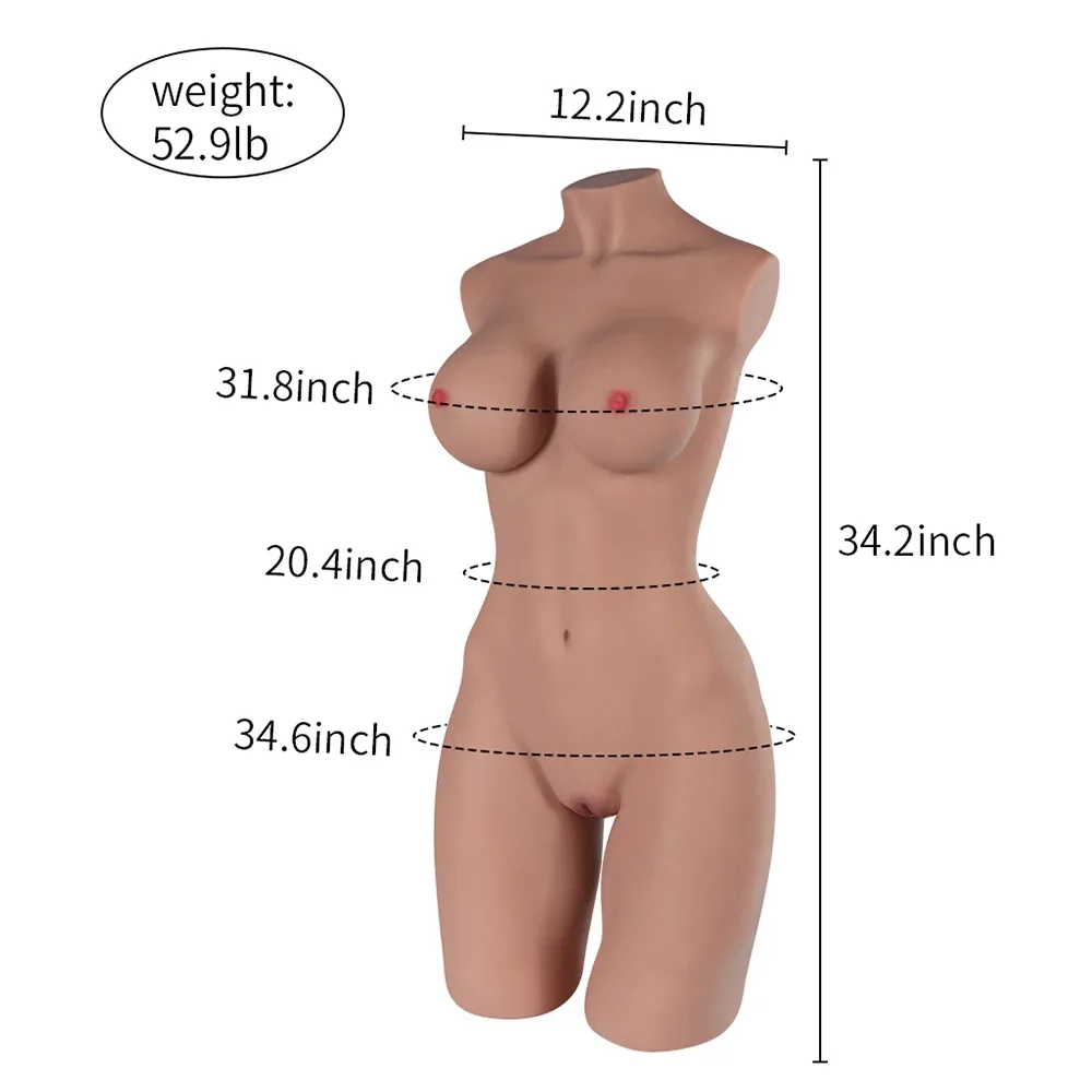 89.5cm/35.24in Torso Sex Doll - Erica (In Stock US) view 10
