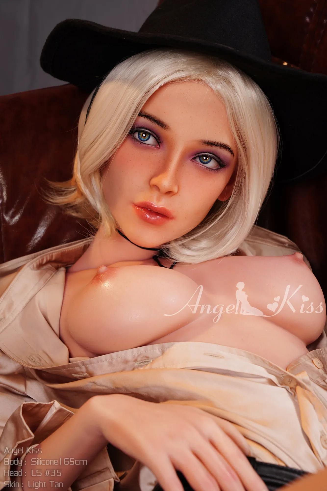 Angelkiss® 165cm (5.4') D-CUP Full Silicone Sex Doll - Dottie view 8