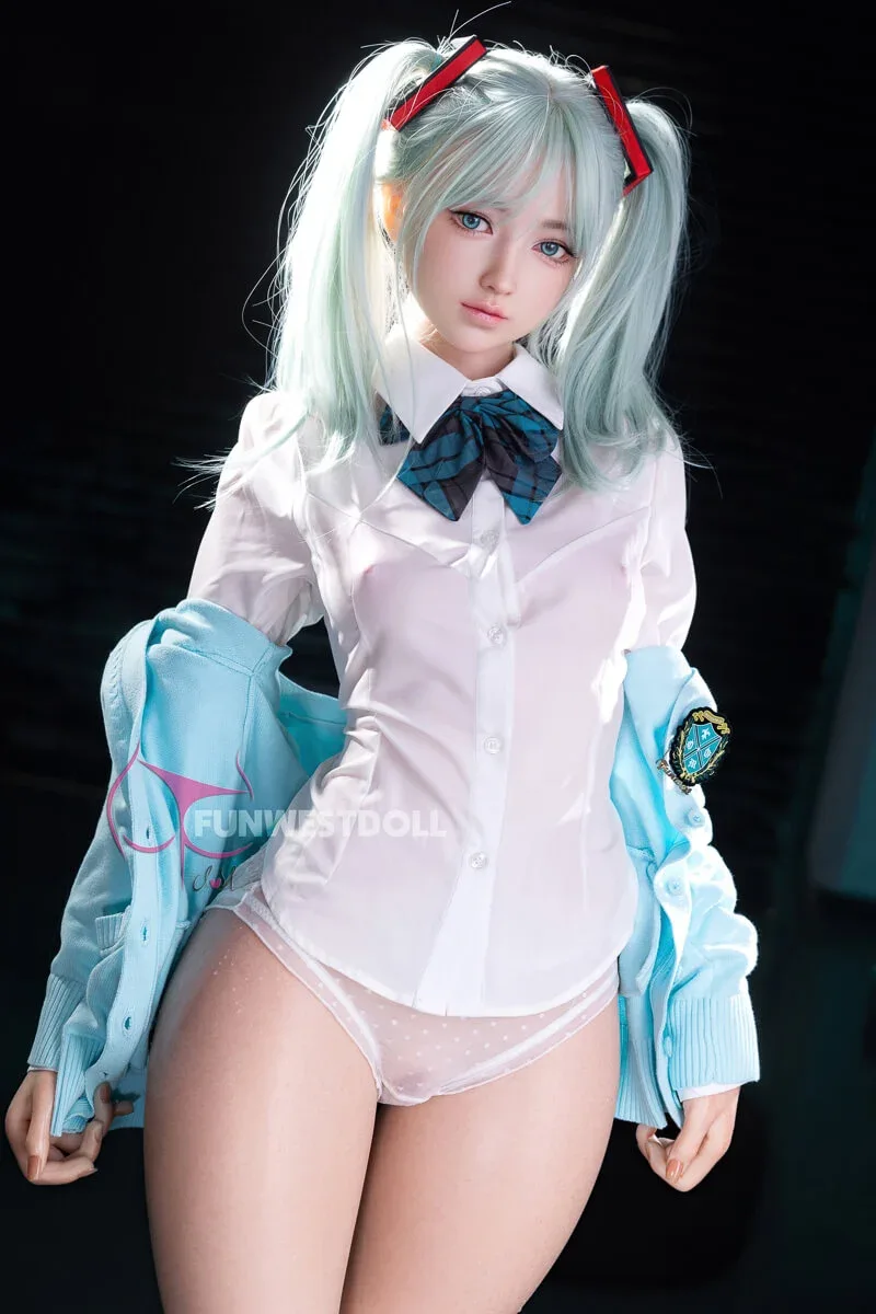 FUNWEST® Amy 159cm (5ft2) 041S# A Breasts Stunning Anime Cosplay Silic view 2